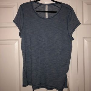 Blue Lululemon Workout Top